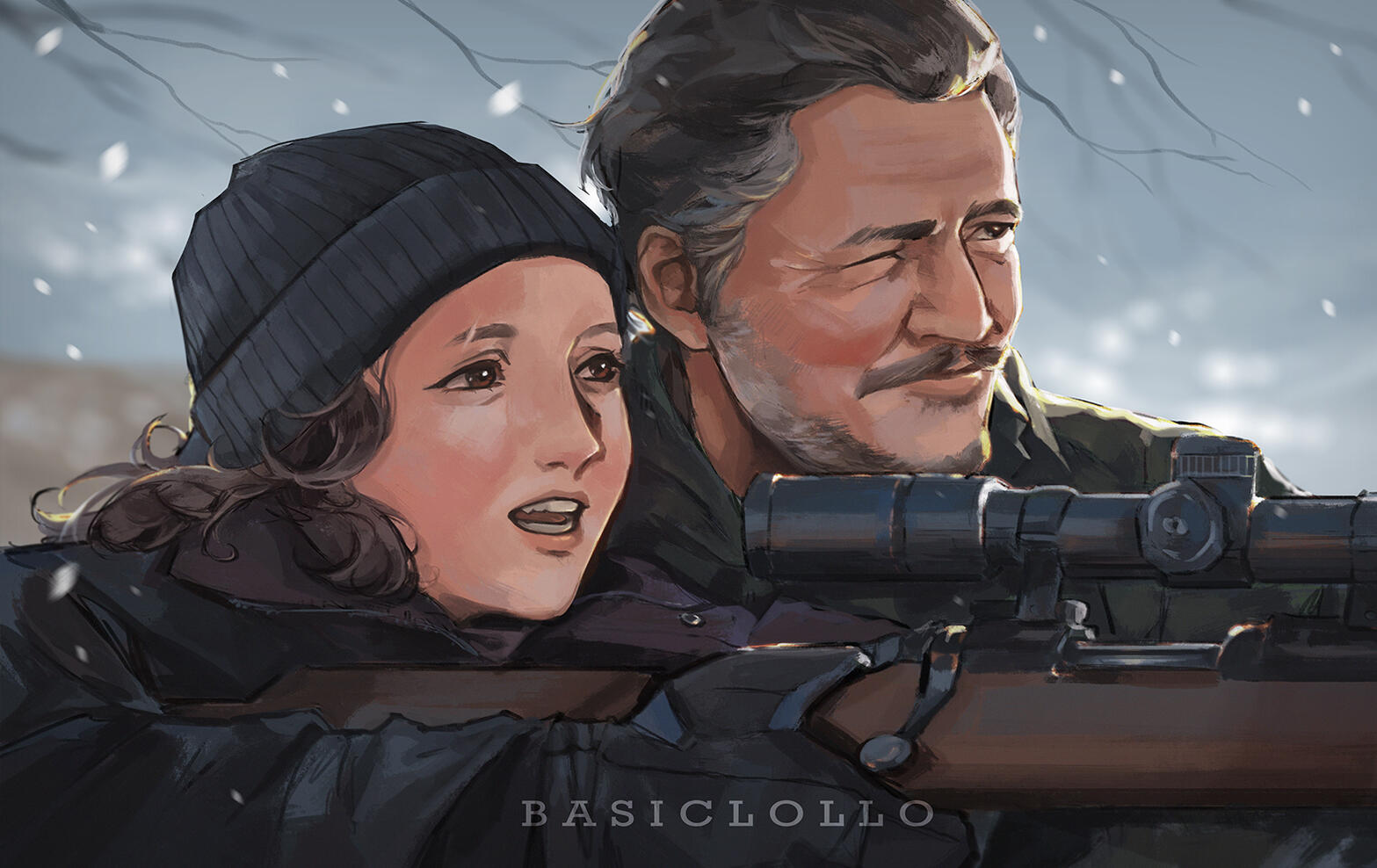 Complex portrait + 1 character